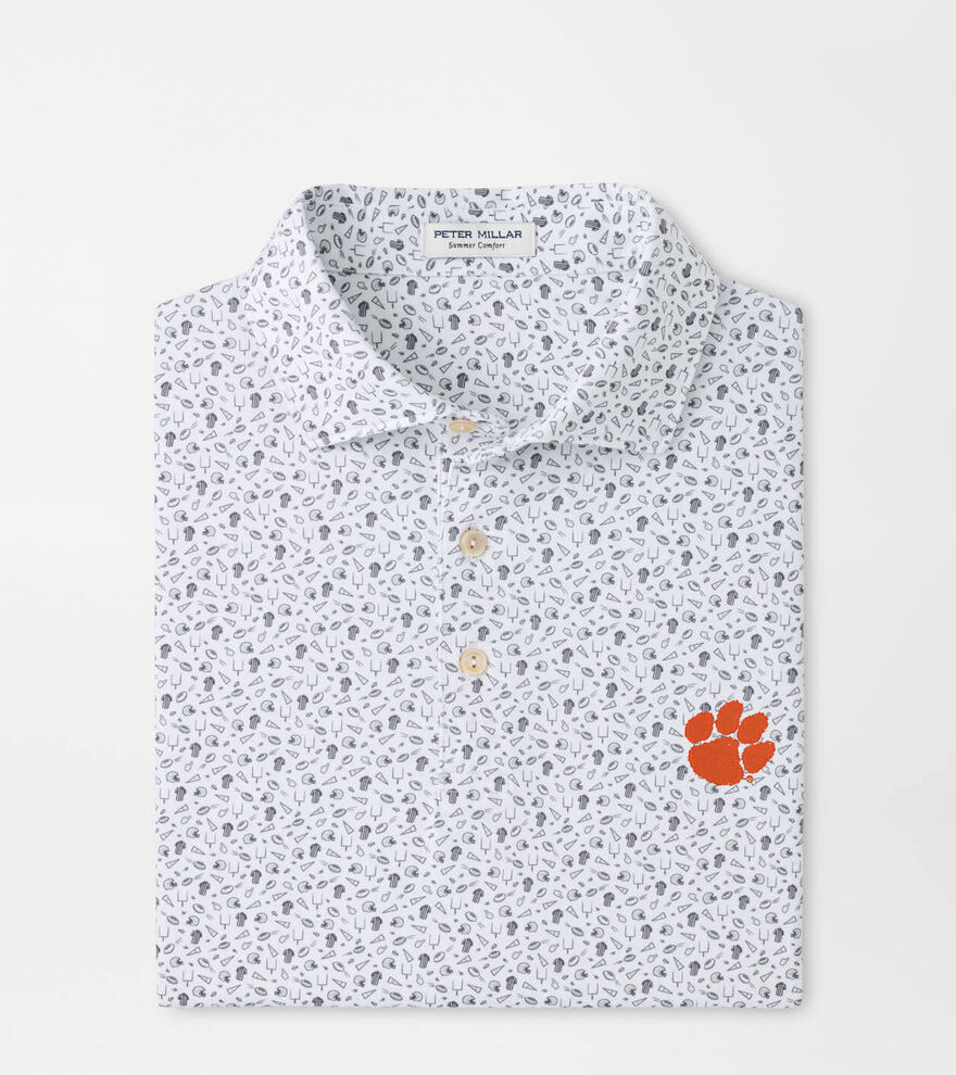 Clemson Kick Off Performance Jersey Polo image number 1