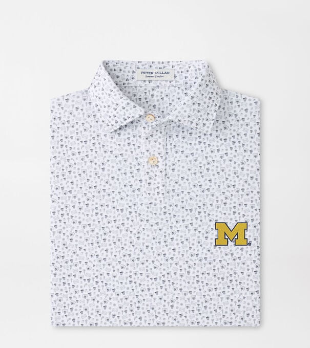 Michigan Buzzer Beater Youth Performance Jersey Polo
