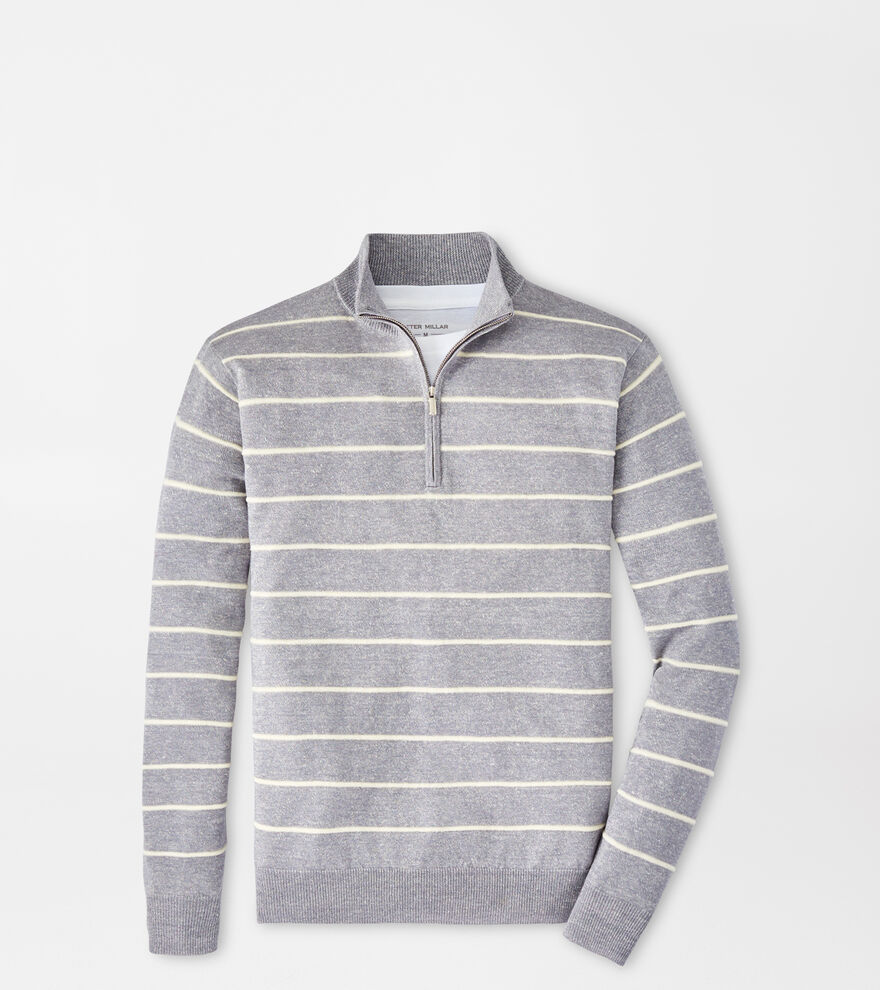 Eastham Striped Quarter-Zip Sweater image number 1
