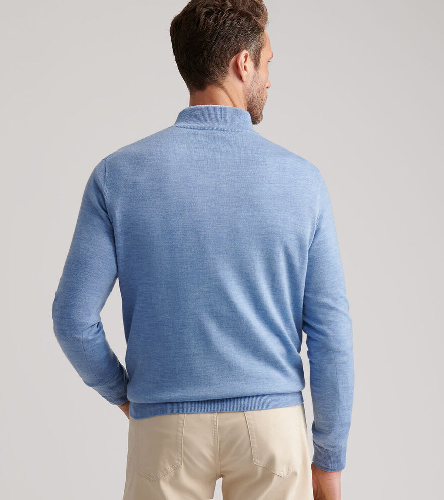 Autumn Crest Suede Trim Quarter-Zip image number 3