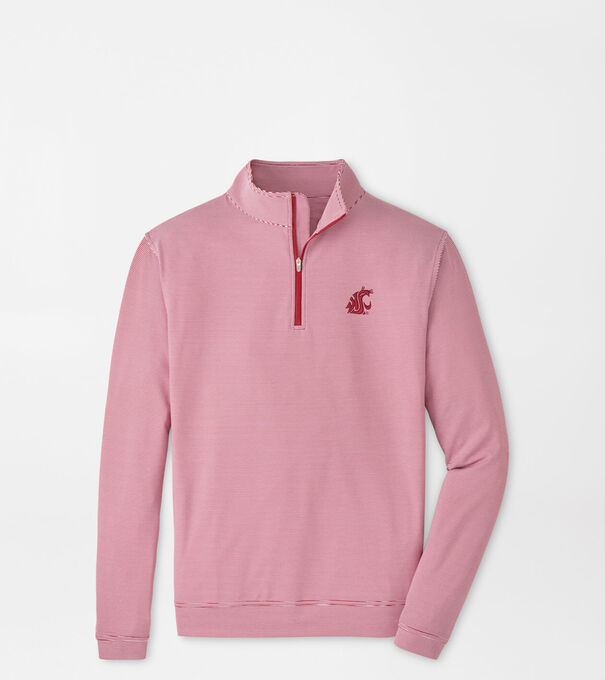 Washington State Perth Sugar Stripe Performance Quarter-Zip