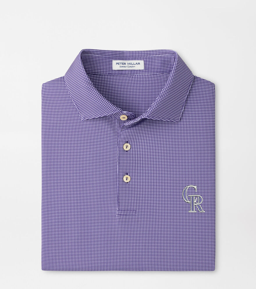 Colorado Rockies Border Performance Jersey Polo image number 1