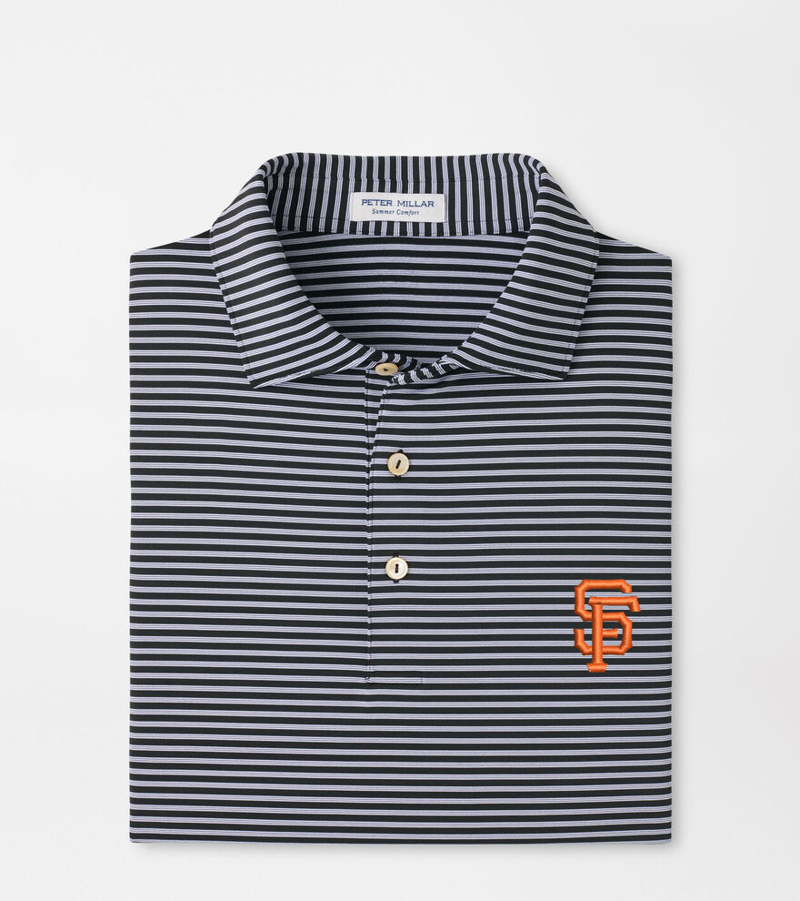 San Francisco Giants Tiebreaker Performance Jersey Stripe Polo image number 1