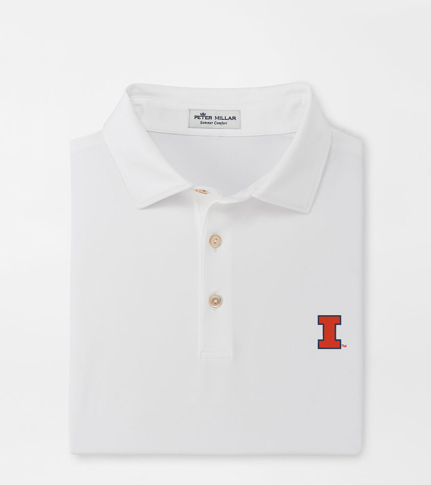 Illinois Solid Performance Jersey Polo (Sean Self Collar) image number 1