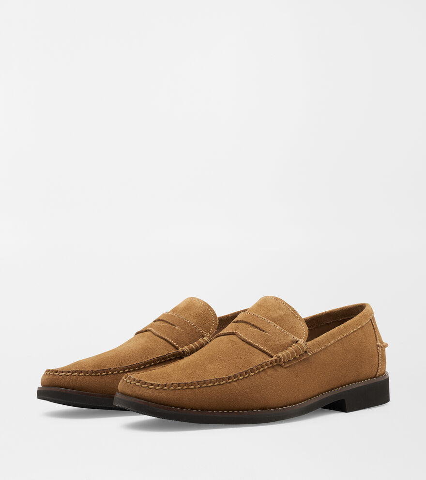 Handsewn Suede Penny Loafer image number 2