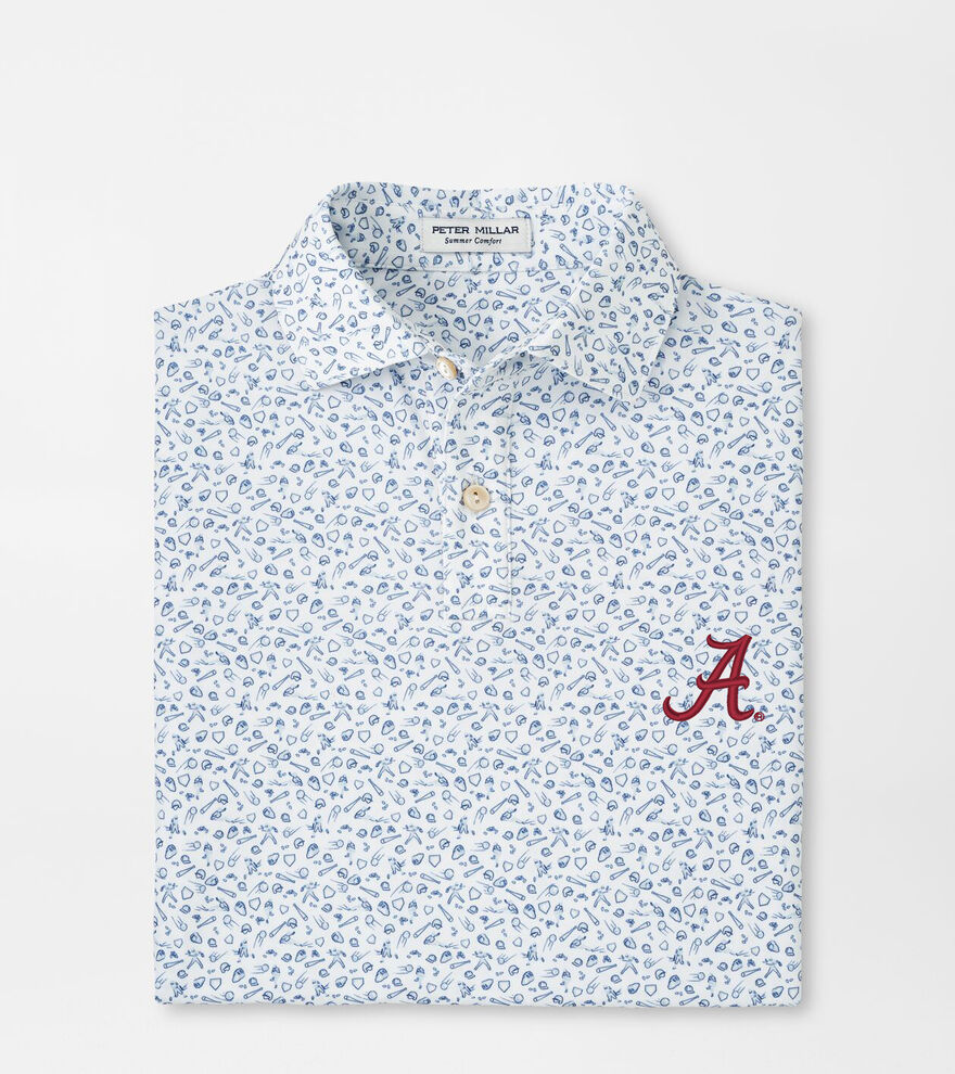 Alabama Batter Up Youth Performance Jersey Polo image number 1
