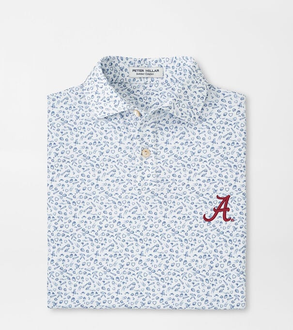 Alabama Batter Up Youth Performance Jersey Polo