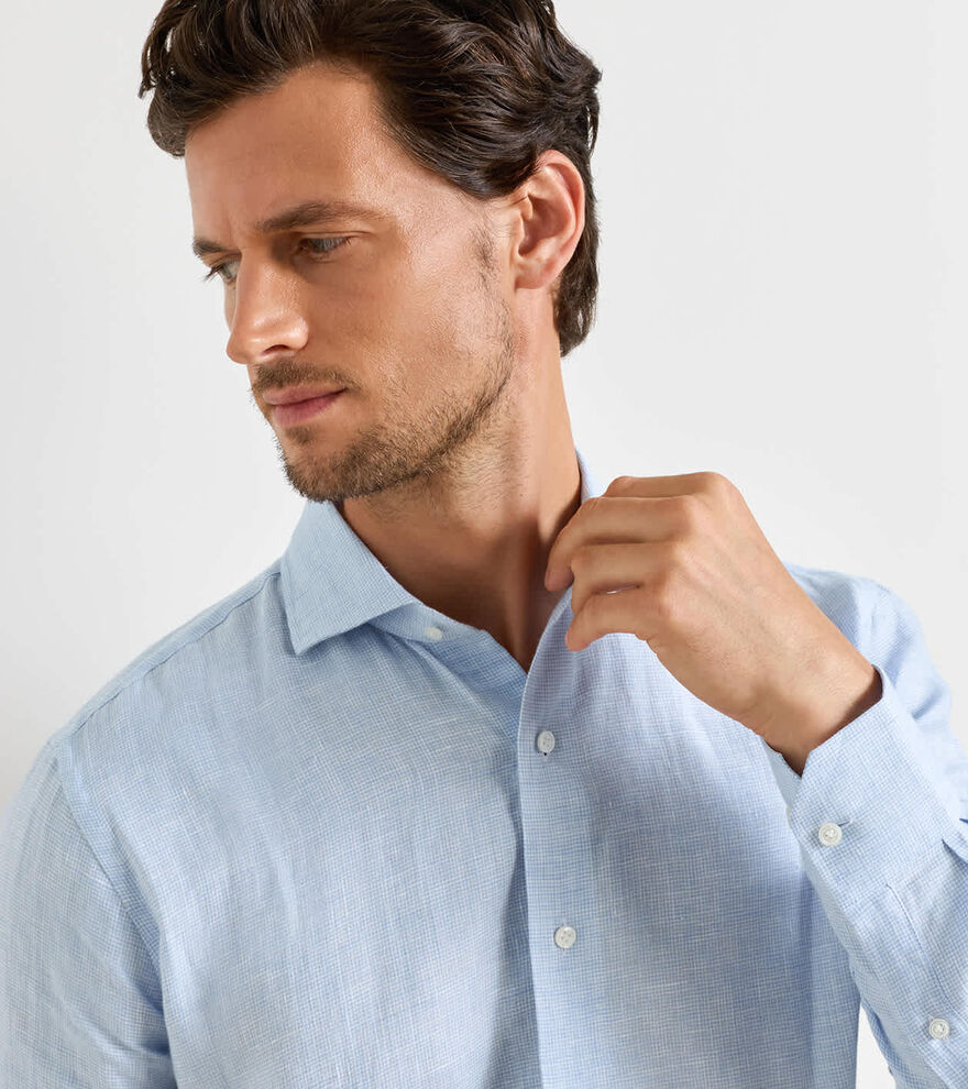 Astino Lino Check Sport Shirt - Alternate Image 3