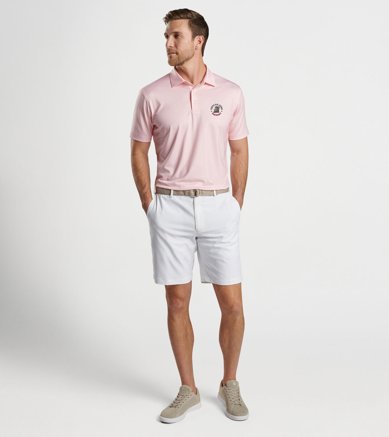 125th U.S. Open Circle Geo Performance Jersey Polo | U.S.