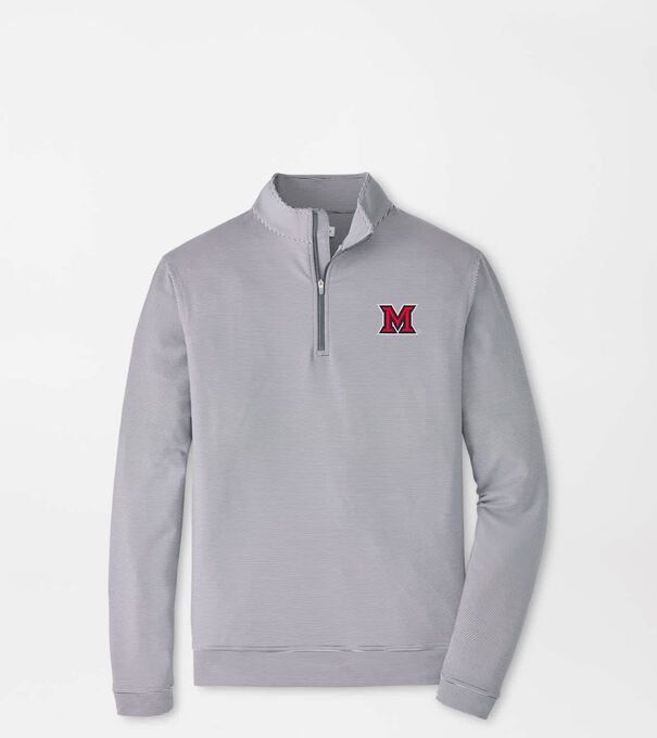 Miami of Ohio Perth Sugar Stripe Performance Quarter-Zip