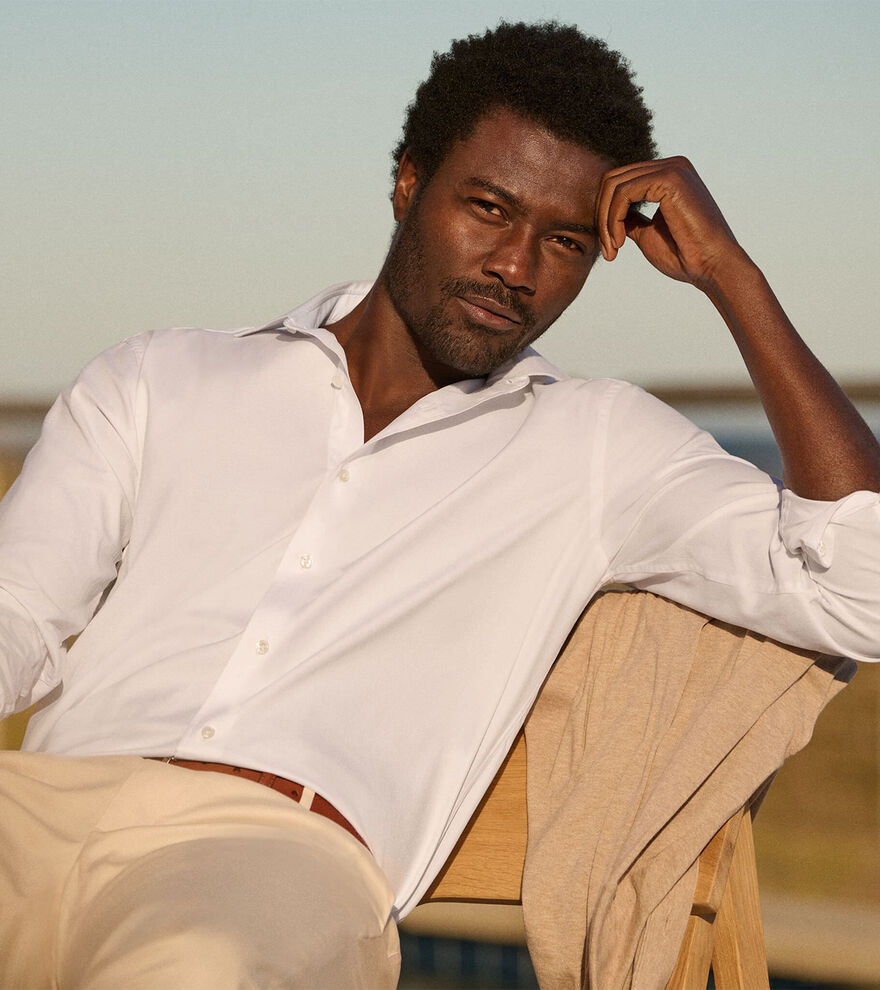 Mariner Sea Island Cotton Sport Shirt image number 5