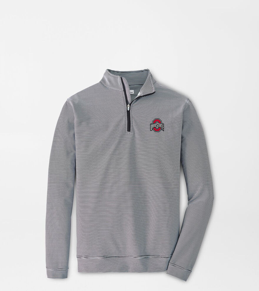 Ohio State Perth Sugar Stripe Performance Quarter-Zip image number 1