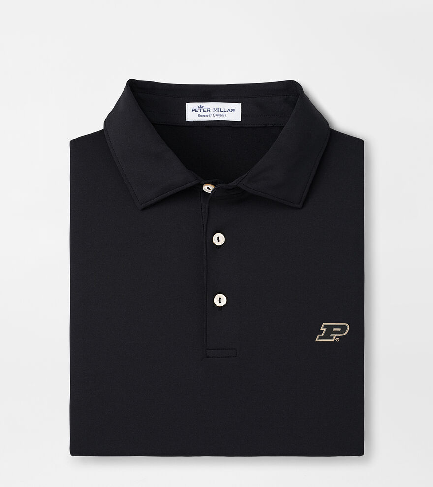 Purdue Solid Performance Jersey Polo (Sean Self Collar) image number 1