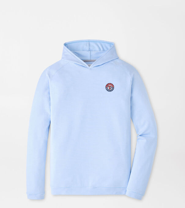 Cooperstown Texas Rangers Pine Sugar Stripe Performance Hoodie