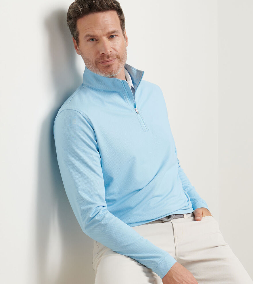 Perth Birdseye Performance Quarter-Zip image number 2