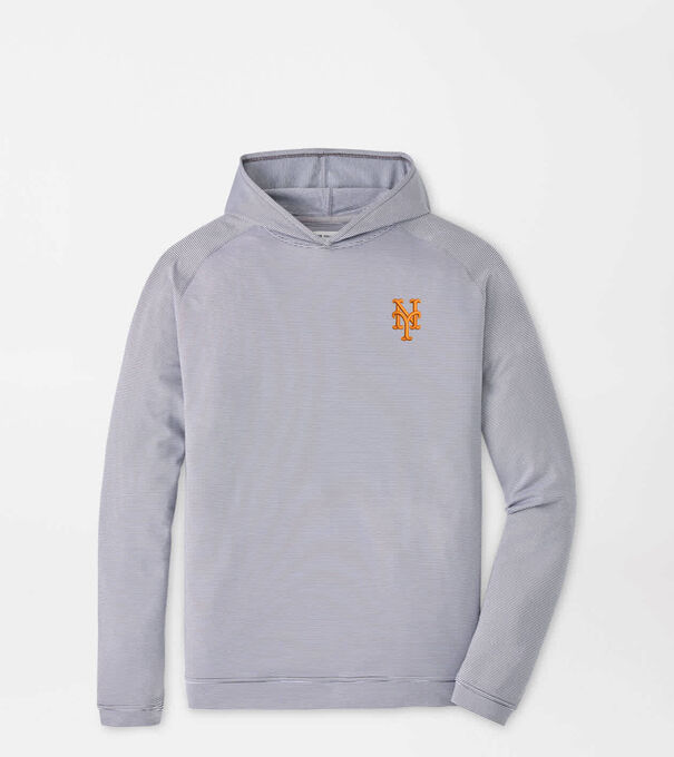 New York Mets Pine Sugar Stripe Performance Hoodie