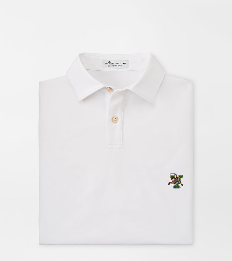 Vermont Youth Solid Performance Jersey Polo image number 1