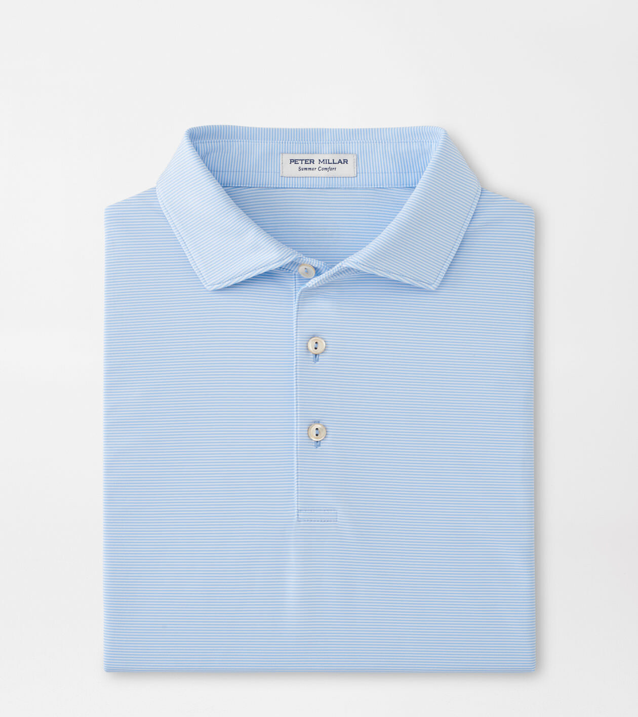 PETER MILLAR ポロシャツ Mサイズ ライトブルー Solid Performance Jersey Polo | Men's Polos | Peter Millar
