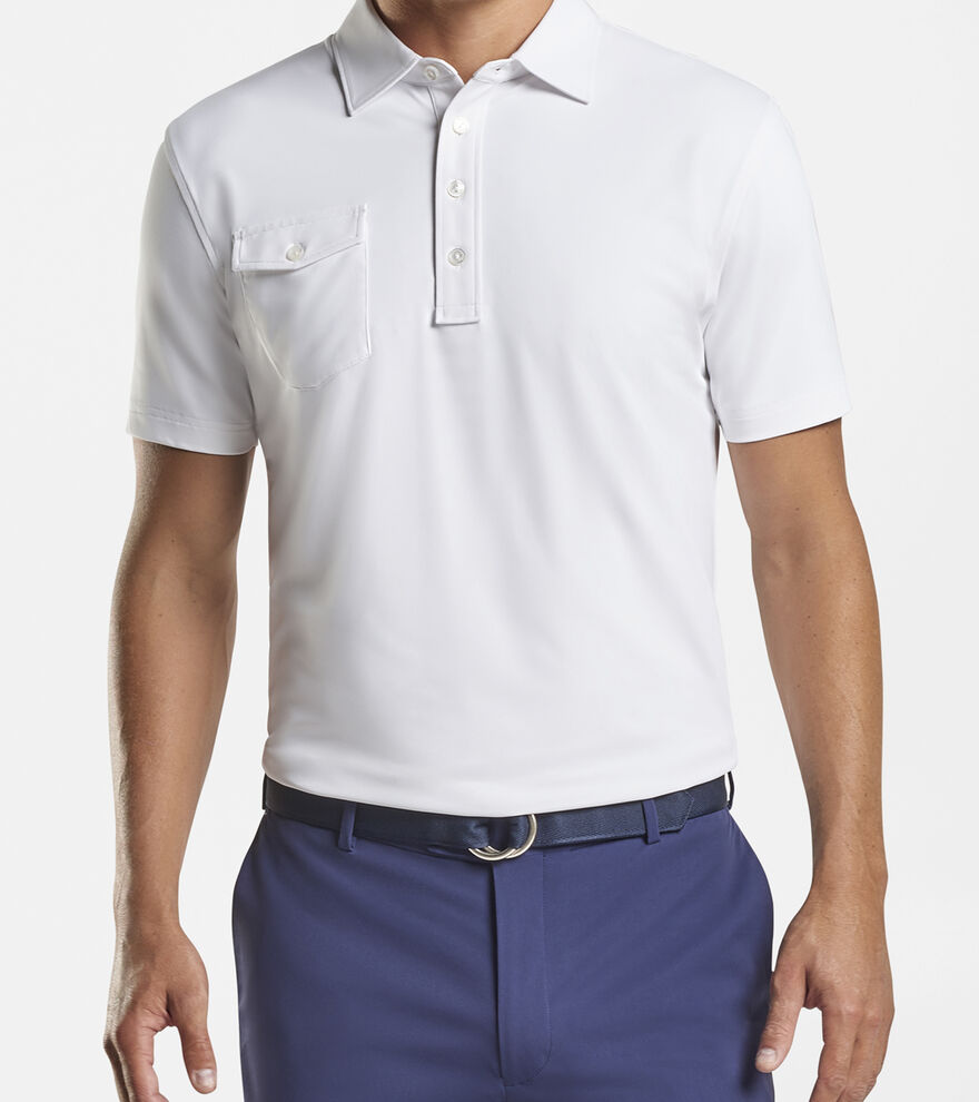Solid Performance Polo (Kelly Hard Collar) image number 2
