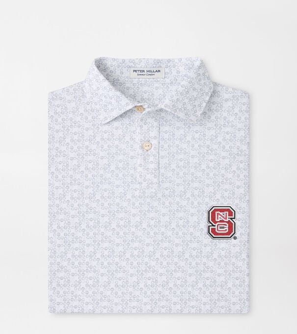 NC State Bases Loaded Youth Performance Jersey Polo