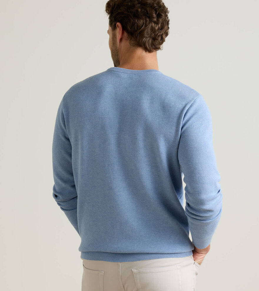 Coolspun Lite Textured Crewneck Sweater image number 3