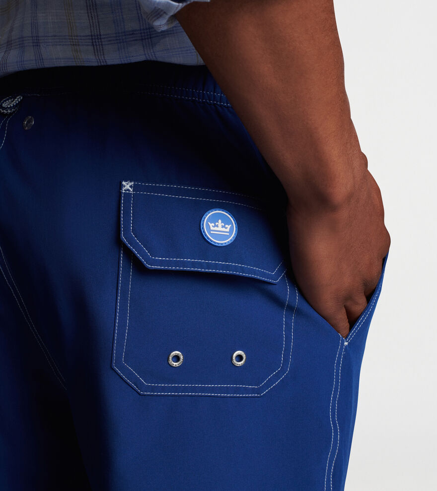 Crown Solid Swim Trunk image number 4