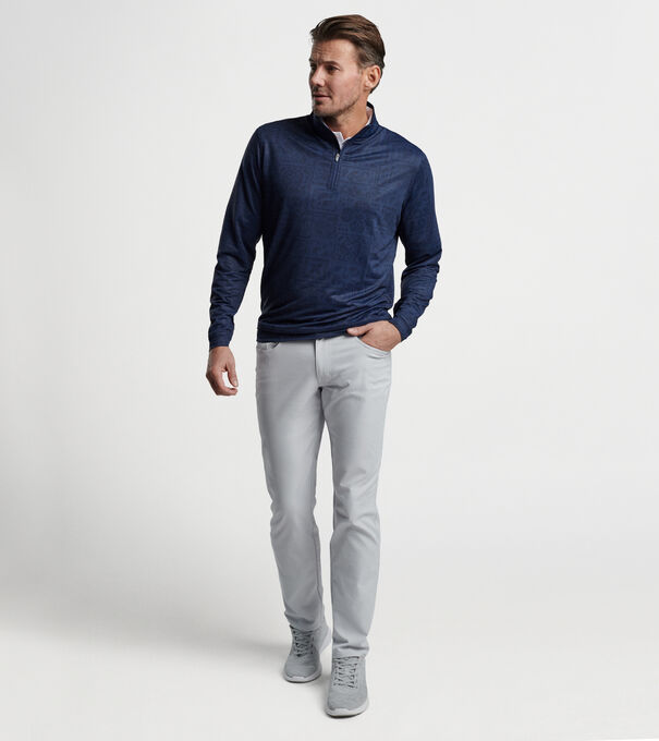 Perth Delos Paisley Performance Quarter-Zip