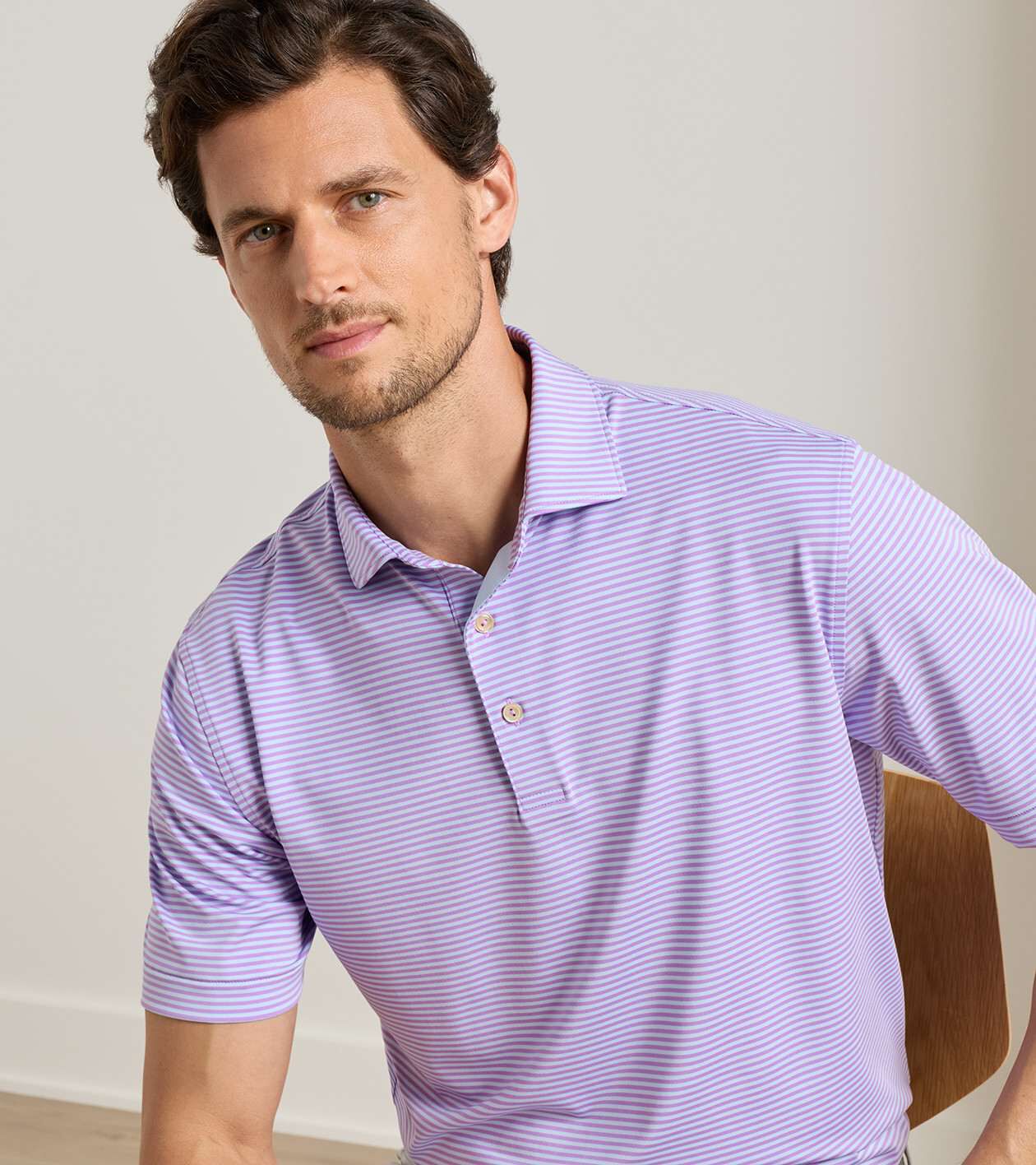 Hales Performance Jersey Polo | Men's Polos | Peter Millar