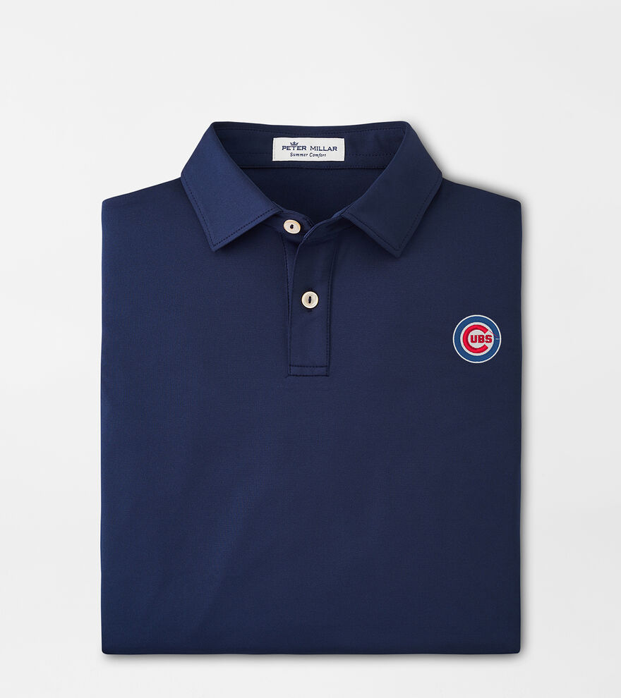 Chicago Cubs Solid Youth Performance Jersey Polo, Youth MLB Apparel