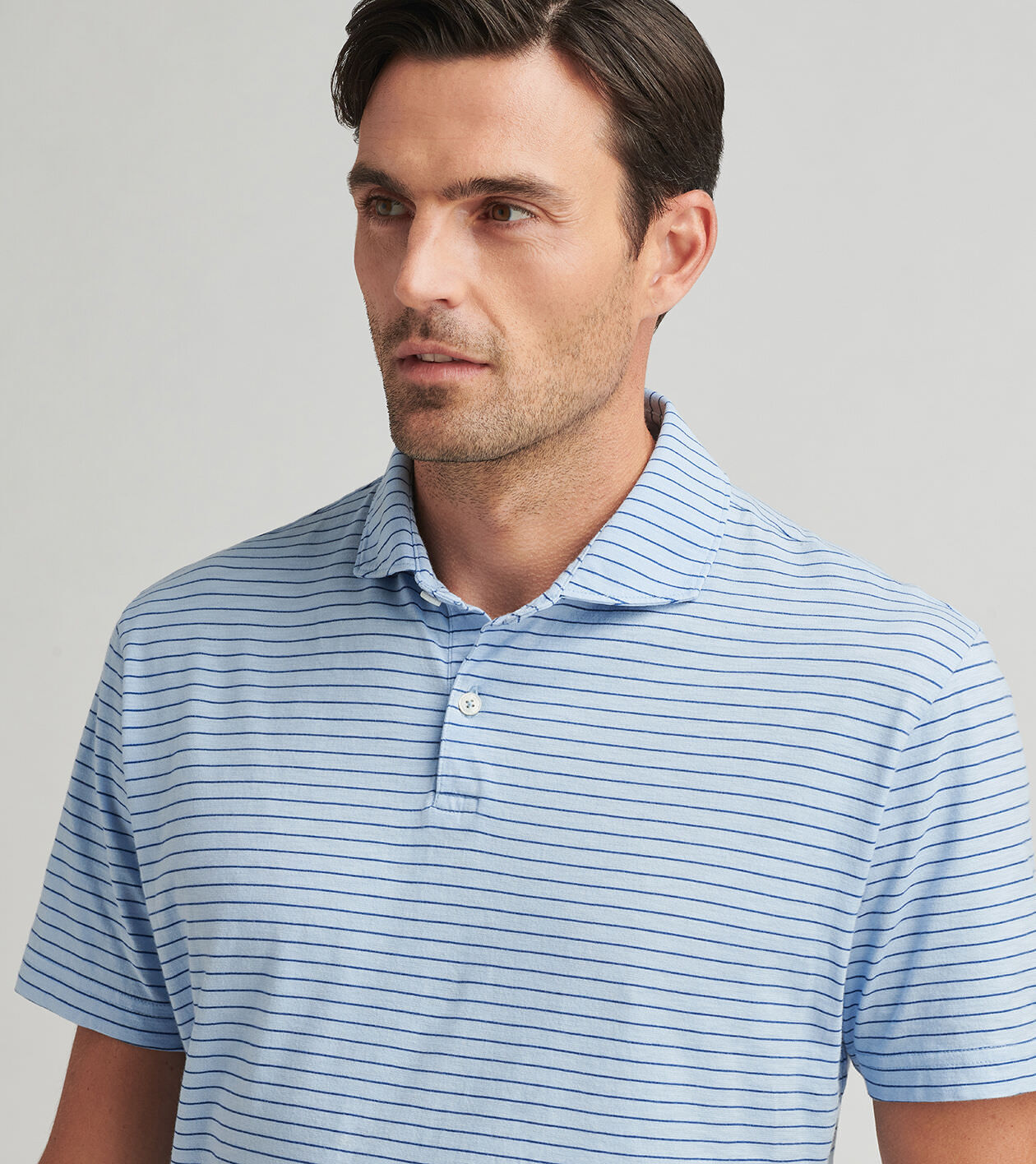 Journeyman Stripe Short-Sleeve Polo | Men's Polos | Peter Millar Journeyman Stripe Short-Sleeve Polo | Men's Polos | Peter Millar