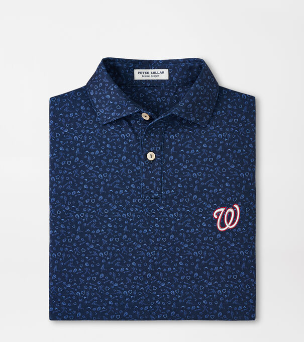 Washington Nationals Youth Batter Up Performance Jersey Polo