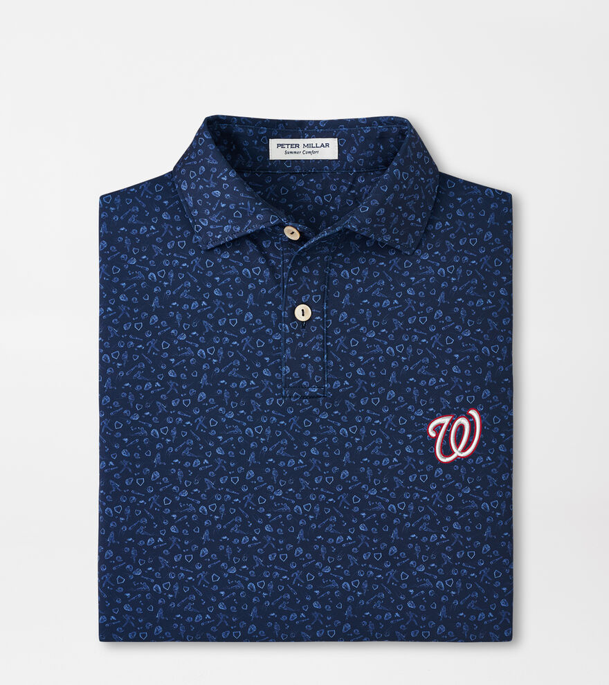 Washington Nationals Youth Batter Up Performance Jersey Polo image number 1