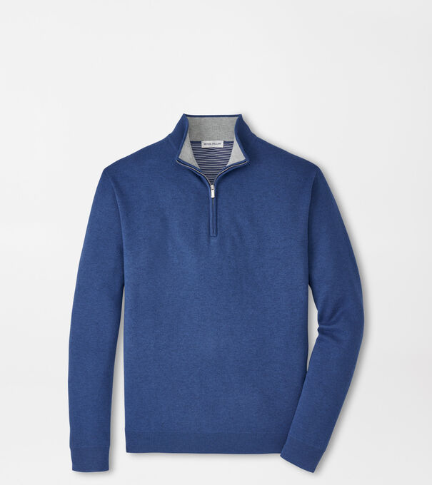 Coolspun Lite Cotton Quarter-Zip Sweater