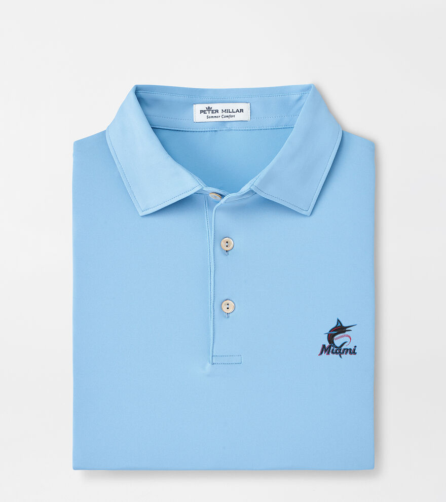 Miami Marlins Performance Polo image number 1