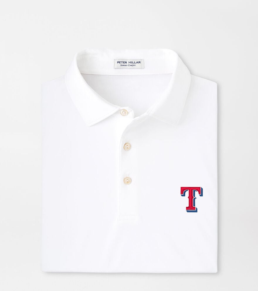 Texas Rangers Solid Performance Jersey Polo image number 1