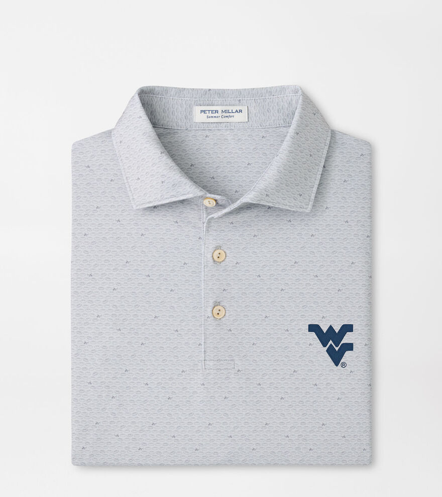 West Virginia On The Ball Performance Jersey Polo image number 1