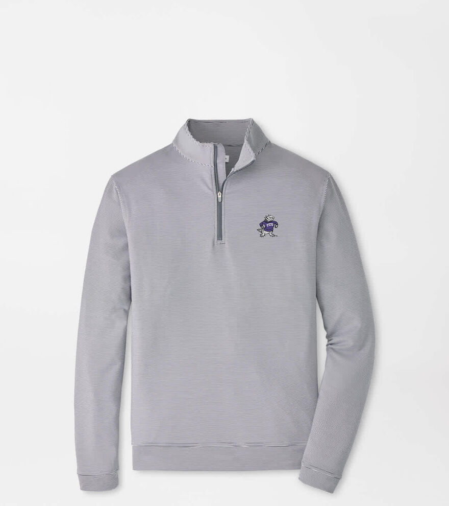 TCU Vault Perth Mini-Stripe Performance Pullover image number 1