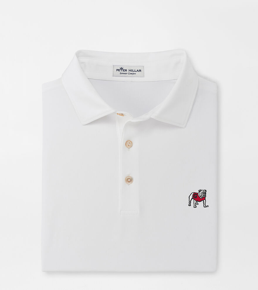 Georgia Standing Bulldog Performance Polo image number 1