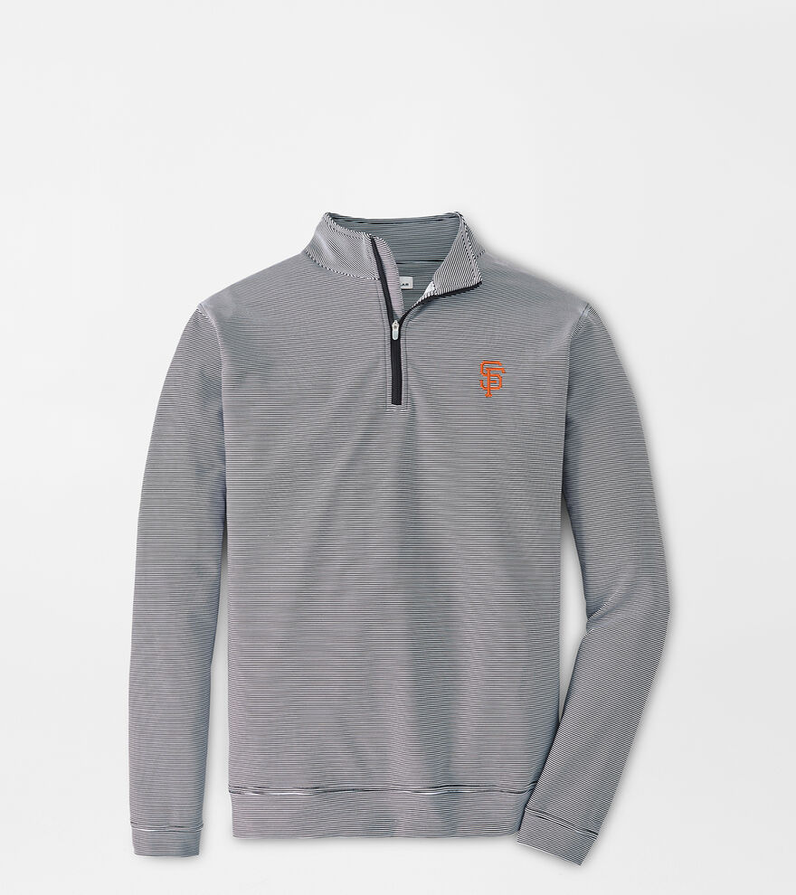 San Francisco Giants Perth Sugar Stripe Performance Quarter-Zip image number 1