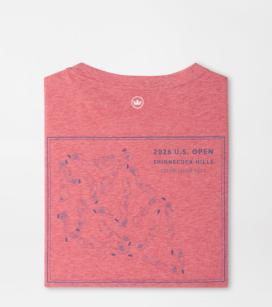 126th U.S. Open Course Map T-Shirt image number 2