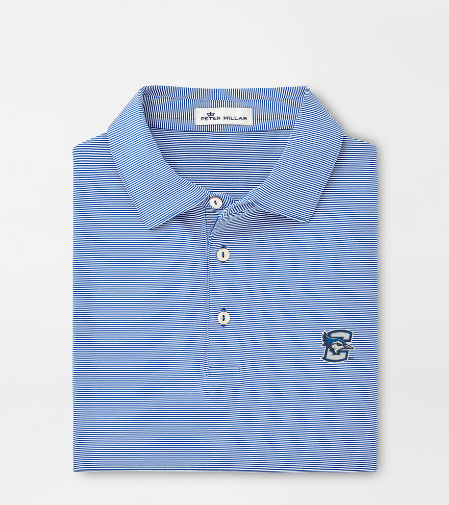Creighton Jubilee Stripe Performance Polo image number 1