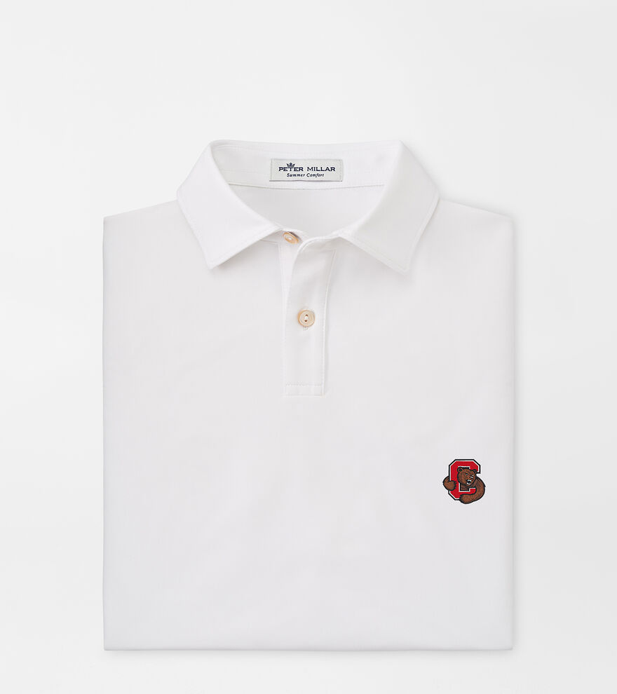 Cornell Youth Solid Performance Jersey Polo image number 1
