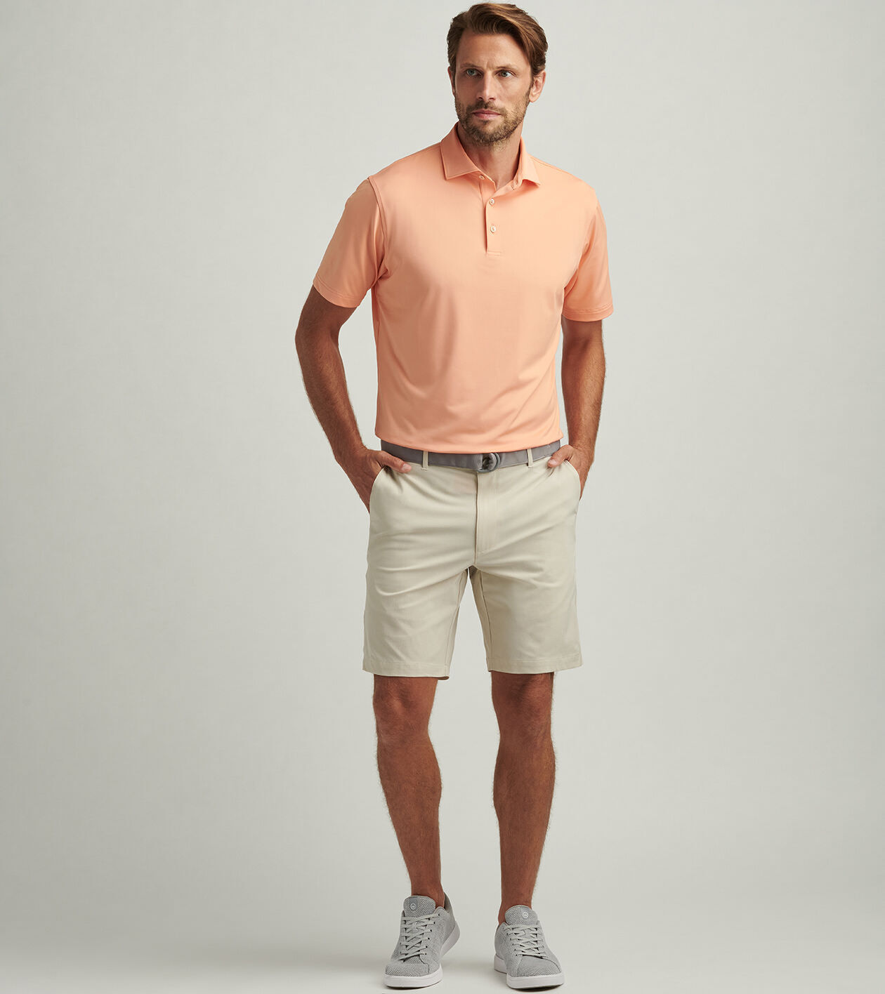パンツ BIBIY MEGAN LAME SHORTS Satin Bermuda shorts, grey | MAX&Co.