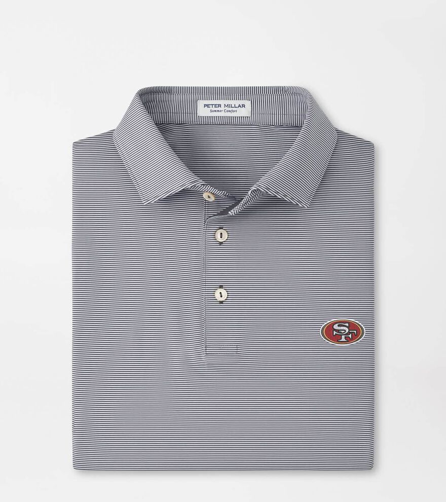 San Francisco 49ers Jubilee Performance Jersey Polo image number 1