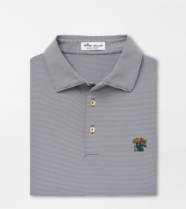 Kentucky Wildcat Jubilee Stripe Performance Polo