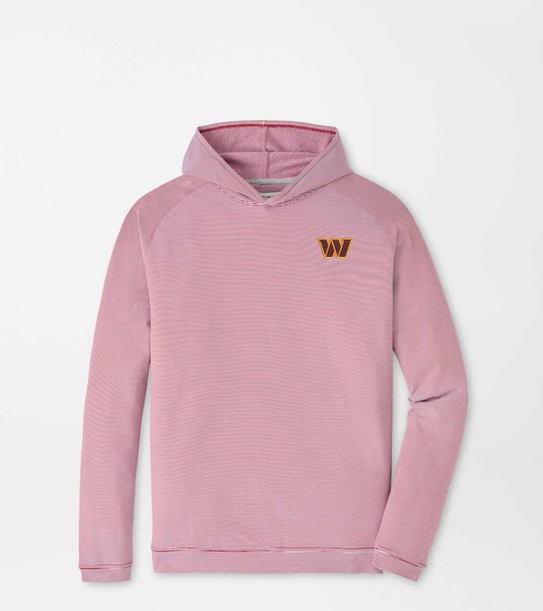 Washington Commanders Pine Sugar Stripe Performance Hoodie