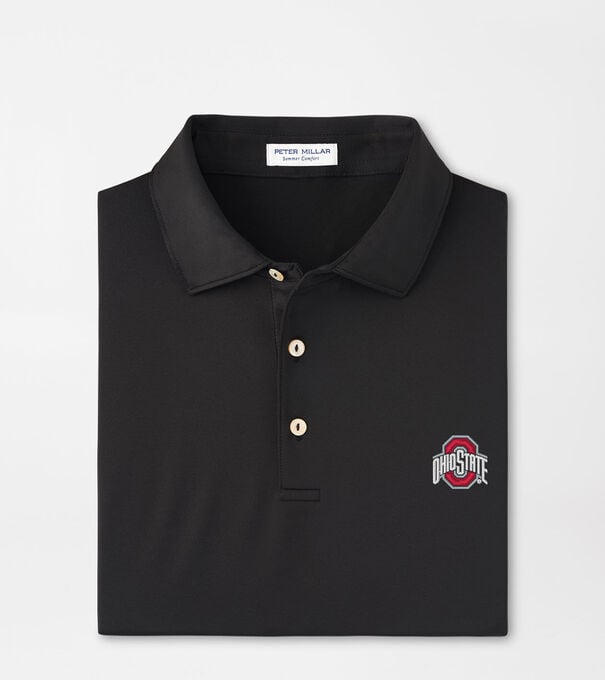 Ohio State Solid Performance Jersey Polo
