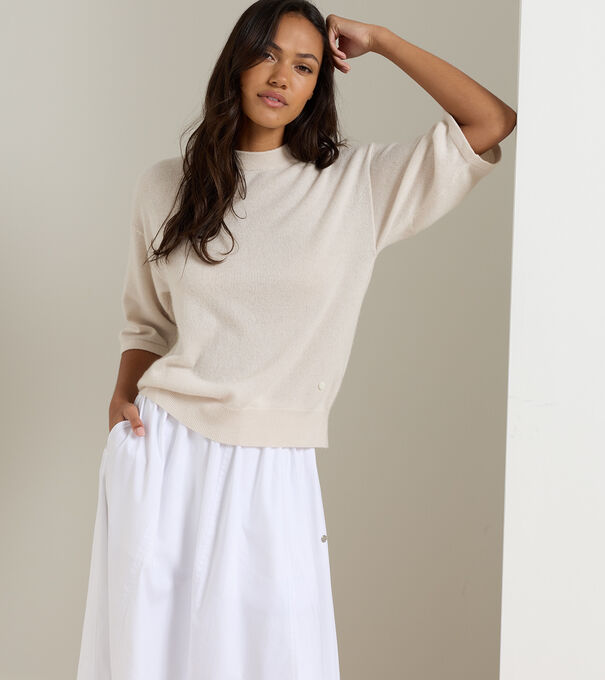 Summer Cashmere Short Sleeve Sweater