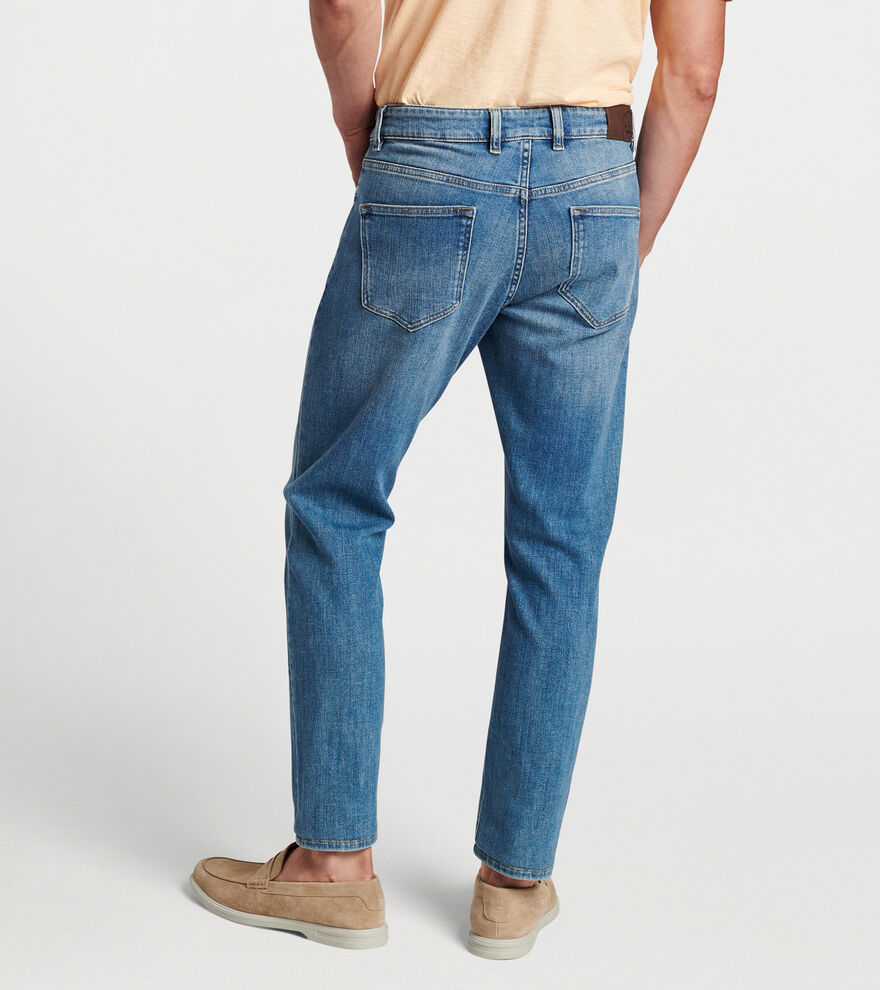 Vintage Washed Five-Pocket Denim image number 3