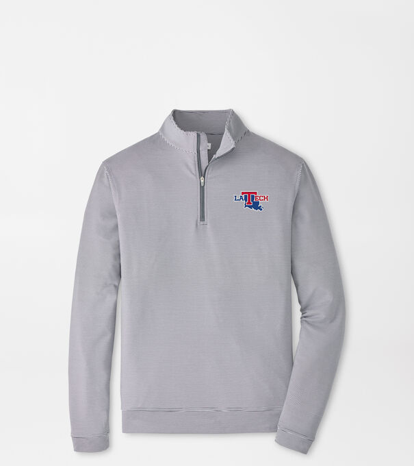 Louisiana Tech Perth Sugar Stripe Performance Quarter-Zip